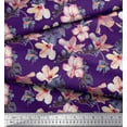 thumbnail image 3 of Soimoi Rayon Fabric Leaves & Floral Printed Fabric 1 Yard 42 Inch Wide, 3 of 3