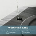 thumbnail image 2 of Soozier Basketball Hoop w/ Wheeled Weight Base, 115.4"-137.8" Height Adjustable, 2 of 9