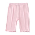 thumbnail image 5 of Ruyang Toddlers Yoga Dance Shorts Ruffles Stretchy Knee Length Tight Shorts Summer Trendy Lightweight Biker Jogger Shorts, 5 of 5