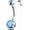 Blue, variant on Belly Button Rings Surgical Stee, Internally Threaded Belly Rings, 14G Belly Piercing accessories, Belly Button Rings, Navel Piercing accessories For Women Men