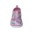 thumbnail image 5 of Laura Ashley Toddler Canvas Slip On Casual Fashion Sneakers, Pink Unicorn, Size: 10, 5 of 7