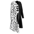thumbnail image 2 of Cruella De Vil Cosplay disfraz vestido Halloween carnaval traje para mujeres niñas, 2 of 5