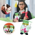 thumbnail image 2 of TIELUTT Graduation Grad Swedish Tomte for Graduation Decorations Green Figurine Class Of Party Table Home, 2 of 4
