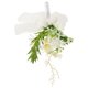 thumbnail image 3 of Delicado broche de tela con forma de flor: broche hecho a mano para solapa, ideal para bodas, fiestas, bailes, banquetes, vestidos, ceremonias, accesorios de ropa., 3 of 8