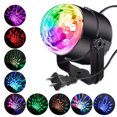 thumbnail image 2 of Luz negra UV para fiesta ligera, luces estroboscópicas de bola de discoteca LED de 6 W para suministros de fiesta oscura, sonido activado con control remoto, 1 paquete JAMW Sencillez, 2 of 4