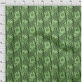 thumbnail image 4 of oneOone Cotton Flex Green Fabric Floral Silhouette Quilting Supplies Print Sewing Fabric By The Yard 40 Inch Wide, 4 of 4
