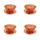 thumbnail image 1 of Combinación Vajales Picnic Plegable Ligero Al Aire Libre (funel Café) Naranja, 1 of 4