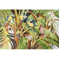 thumbnail image 1 of Three Blue Parrots Napperon en Tissu, 1 of 1