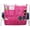 Pink, variant on Gilbin Hanging Storage Bag Holder End of Bed Shoe Organizer with 10 Pockets for Bed Rails(Black)