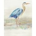 thumbnail image 2 of Wilson, Aimee 15x18 Gold Ornate Wood Framed with Double Matting Museum Art Print Titled - Heron in Lake, 2 of 4