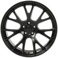 thumbnail image 2 of OE Wheels DG15 20 Inch Rim Fits Hellcat Style 5x115 20x10 Satin Black - Hollander 2528 (1), 2 of 5
