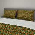 thumbnail image 2 of Kente Pattern Comforter & Sham Bedding Set, Exotic Vertical Borders from Angola Nigeria Cultures Print, 3 pcs Duvet Set Microfiber Filling Quilt, 5 Sizes, Multicolor, by Ambesonne, 2 of 4