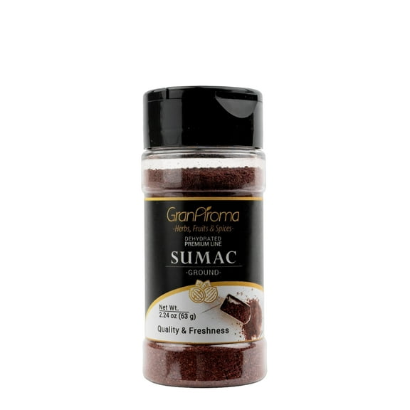 GranAroma Ground Sumac, Middle Eastern Cuisine, Tart Flavor 2.24 Ounce