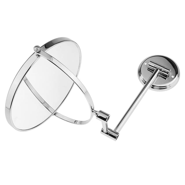 Soporte de pared para espejo de doble cara con de maquillaje para baño Zulema Espejo de montaje en la pared