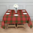 thumbnail image 3 of Red Green Checkerboard Checkered Pattern Square Tablecloth,Waterproof Square Table Cover,Wipeable Spillproof Washable Table Cover for Home Kitchen Party Decor 60"x60"(152x152cm), 3 of 6