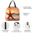 thumbnail image 3 of Naloa Starfish Sunset Sea Beach Print Lunch Box for Women Men,Insulated Lunch Bag,Lunchbox,Thermal Leakproof Cooler,Reusable Lunch Tote Bag for Work School Travel Picnic, 3 of 7