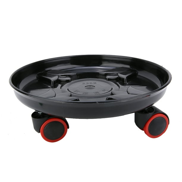 Movable Resin Floor Type Round Plant Pots Base Stand Roller with ...