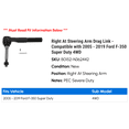 thumbnail image 2 of Right At Steering Arm Drag Link - Compatible with 2005 - 2019 Ford F-350 Super Duty 4WD 2006 2007 2008 2009 2010 2011 2012 2013 2014 2015 2016 2017 2018, 2 of 2