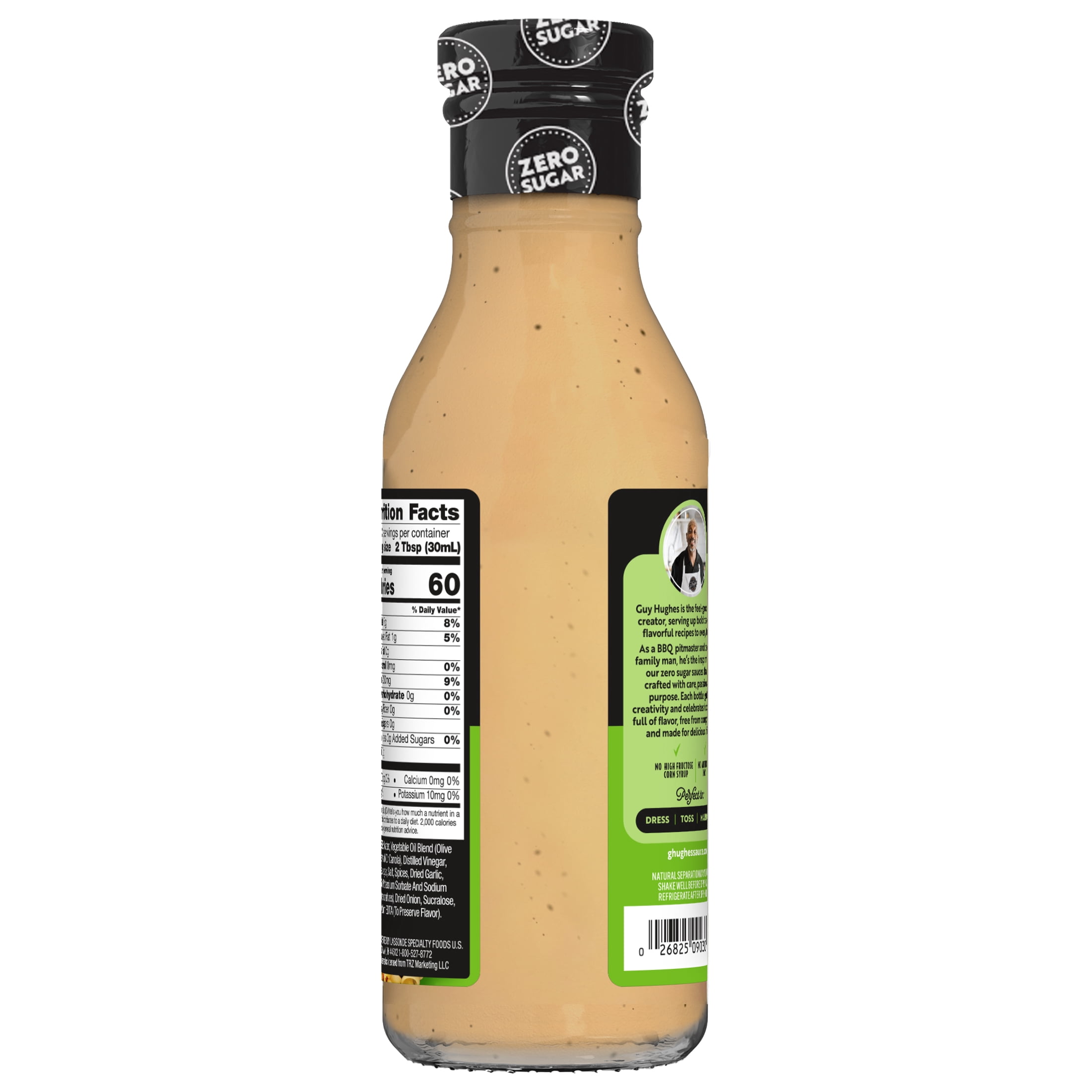 G Hughes, Italian Dressing, 16 fl oz, Gluten Free, Zero Sugar