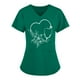 thumbnail image 1 of Puntoco Blusa de manga corta con cuello en V para mujer Uniforme de trabajo Blusa de bolsillo de color sólido Puntoco Puntoco-4184, 1 of 4