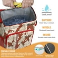 thumbnail image 2 of Travel Cooler Bag - Pioneer Flower Floral Print Pattern Camping Beer Cooler Backpack with Bottle Opener- Waterproof Insulated Picnic Backpacks - Cooler Bag for Beach, 2 of 6