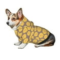 thumbnail image 7 of Salouo Sunflower Pattern Small Dog Hoodie Sweatshirts Dog Clothes Coat Clothing Puppy Sweater Outfit Pullover Pet Winter Coat Sweater Outfit-X-Small, 7 of 7