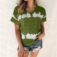 thumbnail image 3 of Birdeem T-Shirt Mode Imprimé pour Femmes Manches Courtes Blouse Col Rond Hauts Décontractés, 3 of 12