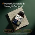 thumbnail image 4 of NatureBell HMB 3,000mg - 300 Capsules - Triple-Strength Supplement for Lean Muscle Mass Support - Aids Against Muscle Breakdown in Men & Women - Non-GMO & Gluten-Free - 50 Servings, 4 of 7