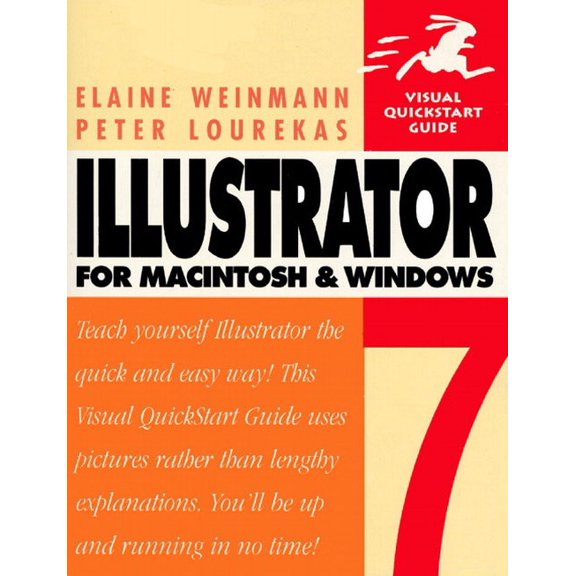 Pre-Owned Illustrator 7 for Macintosh & Windows Visual Quick Start Guide (Paperback) by Elaine Weinmann, Peter Lourekas