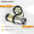 thumbnail image 4 of White/Amber Dual Color Switchback 1157 LED Bulbs For Front Turn Signal Light Bulbs Kit, 4 of 11