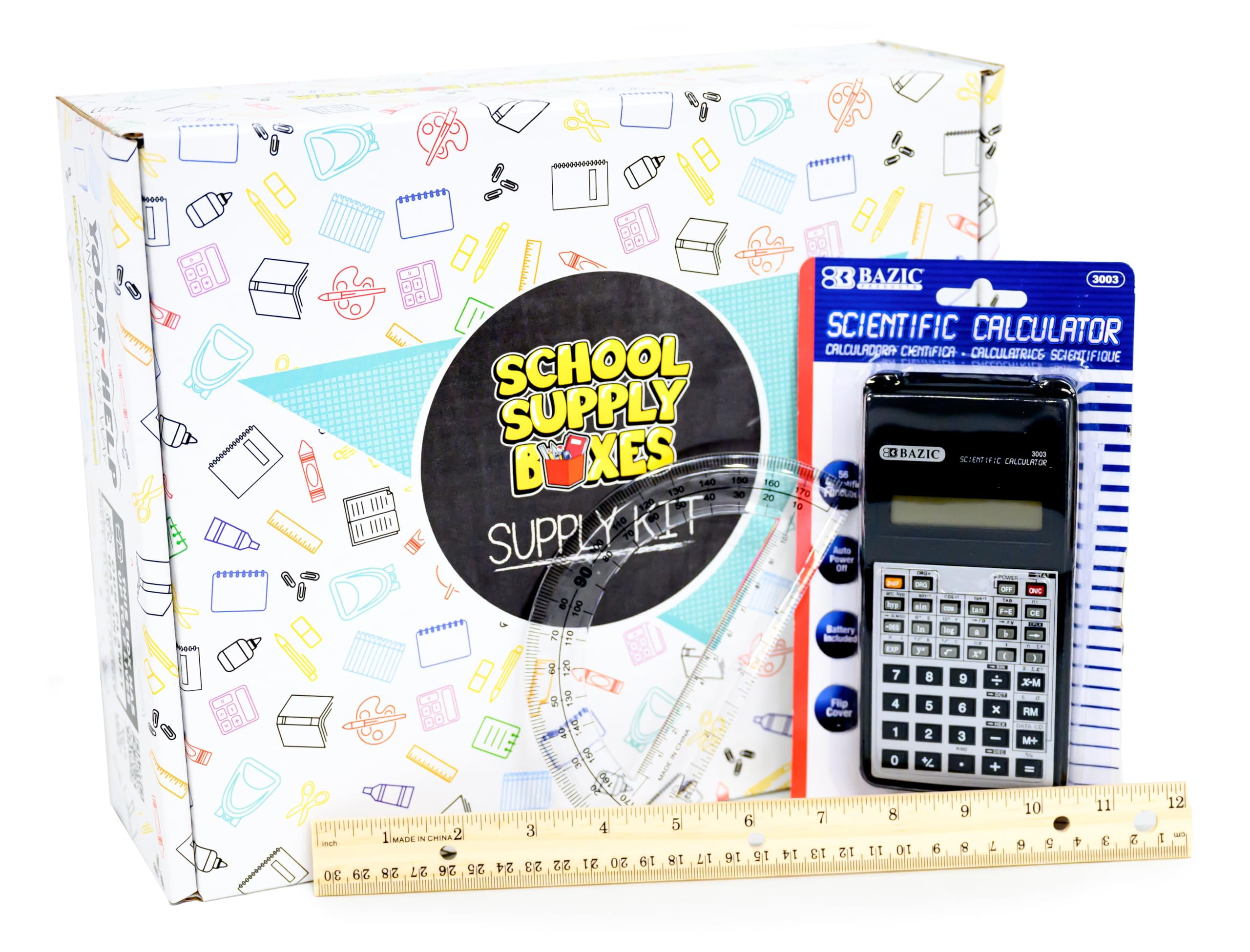 Math Essentials Back to School Bundle | 1 Box - 36 Pieces per Box | School Supply Boxes - Back to School Essentials