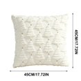thumbnail image 4 of Christmas Pillow Covers 18x18 inch Christmas Decorations Clearance, Sofa Couch Pillow Covers Square Fall Winter Decor Pillowcase for Farmhouse, Holiday Decorative Throw Pillow Covers for Home, White, 4 of 7