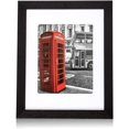 thumbnail image 1 of 11x14 Photo Frame | Display Photo Size 8x10 Inch with Mat, 11x14 Inch Without Mat | Wall and Tabletop Frames (Black, 11 x 14), 1 of 4