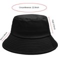 thumbnail image 5 of Bucket Hat for Women Men Cotton Summer Sun Beach Fishing Cap, 5 of 5