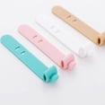 thumbnail image 6 of Xinyolin 4Pcs Silicone Earphone Cable Winder Desktop Data Line Wire Cord Holder Organizer, 6 of 8