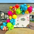thumbnail image 6 of Tropical Hawaiian Balloons Set, 65Pcs 12In Summer Party Luna Balloons with Hot Pink Green Orange Yellow Teal Blue for Hawaiian Luau Summer Birthday Party Decorations, 6 of 14