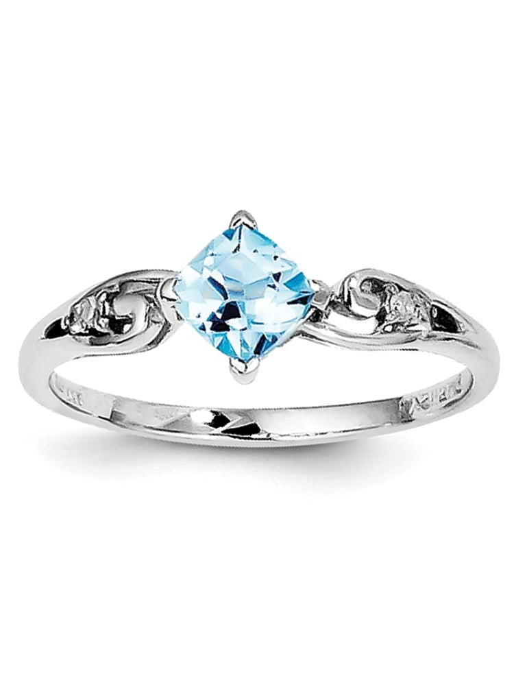 blue topaz engagement ring