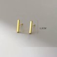 thumbnail image 2 of EOEMY Polish Bar Stud Earrings 925 Sterling Silver Women Jewellery-Silver, 2 of 6