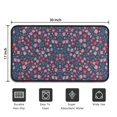 thumbnail image 5 of Pioneer Flower Floral Print Pattern Door Rugs,Washable Non Slip Door Mats Indoor,Decorative Door Mats,Entry Mat Indoor for Entrance,Bedroom,Kitchen,Bathroom,30"x17", 5 of 6