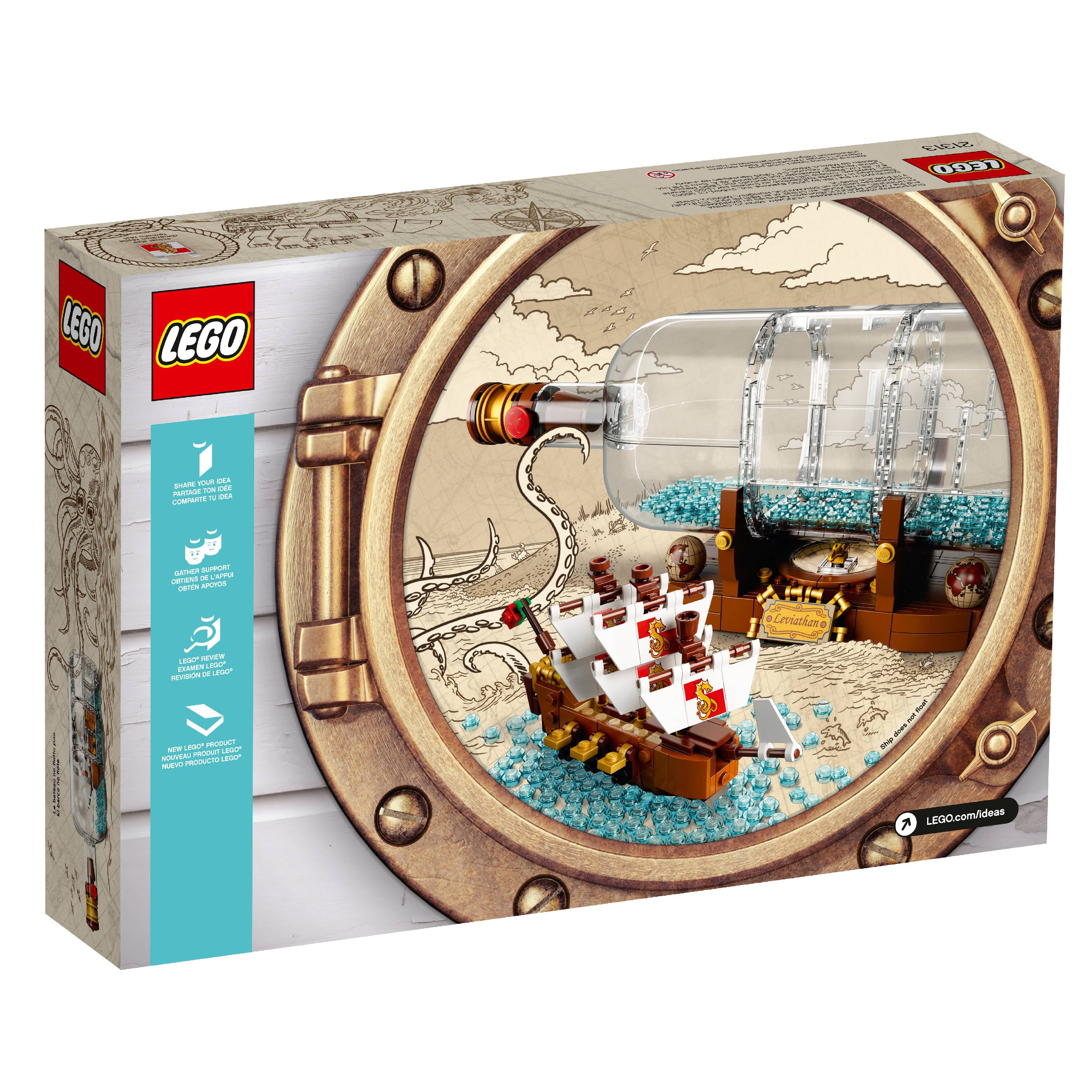 LEGO Ideas Ship in Bottle&nbsp;21313 - Walmart.com