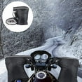 thumbnail image 2 of Motorcycle Handlebar Gloves Bicycle Muffs Windproof Waterproof Cycling Gloves Winter Warm, 2 of 5
