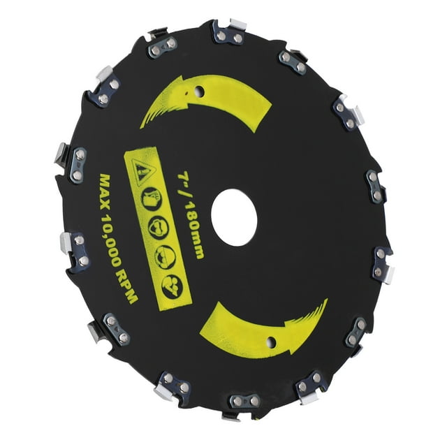 Chainsaw Disc, High Efficiency Alloy Steel Right Angle Chain Disc Multi Teeth For Wood Plastic Processing 7in 14 Teeth,9in 20 Teeth