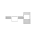 thumbnail image 3 of 5-shelf Wall Mounted Shelf, White - Elegant Living Room Decor Shelf With 5 Shelves Versatile Office Accessory, 3 of 4