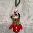 thumbnail image 3 of Ganfancp Reno Peluche Adorno Navidad Venado Colgante Decoración Colgante Peluche Navidad Vibes Decoración Árbol de Navidad Ofertas Del Día Sólo En Línea 1X Colgante Alce Navideño, 3 of 6