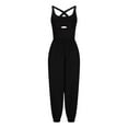 thumbnail image 5 of Kmdttou Fashion Plus Size Set Sweatsuits Tracksuits for Women's Casual Solid Color Hollow Out Jumpsuit on Clearance!, 5 of 5