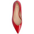 thumbnail image 4 of Journee Womens Pammie Slip On Pointed Toe Kitten Heel Pumps, Widths Available, 4 of 9