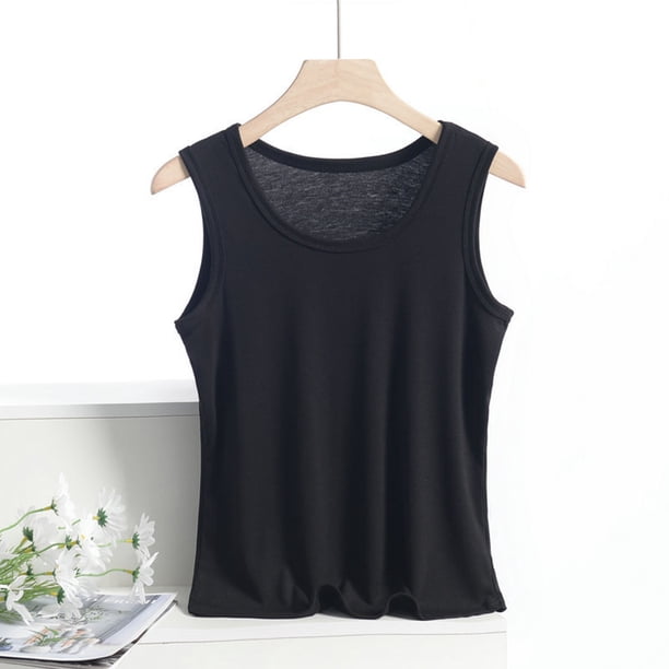 TaTaai Summer Women's Sleeveless Round Neck Tank Top, Fashion Casual Solid Style, Cool Wearing Experience, Ideal for Home Office Days Gift