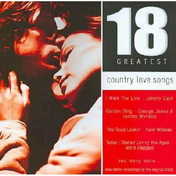 18 Greatest Country Love Songs CD