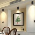 thumbnail image 3 of Adjustable Surface Mounted Spotlight 7W LED Downlights Ceiling Light Adjustable Angle Ceiling Sconce COB Lamp, 360° Rotatable (Warm White 3000k) (Blac, 3 of 5