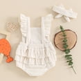 thumbnail image 3 of Newborn Baby Boy Girl Summer Outfits Corduroy Sleeveless Rooster Romper Farm Chicken Baby Overalls Bodysuit Infant Clothes, 3 of 7